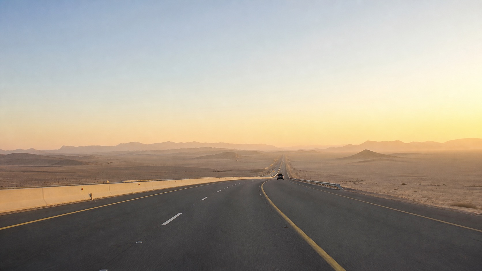 The Haramain Expressway between Makkah and Madinah